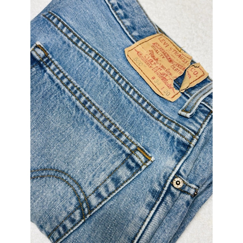 VINTAGE Men's Levi's Blue 560 Comfort Fit Tapered Leg Size 34x30 PLEASE SEE PICS